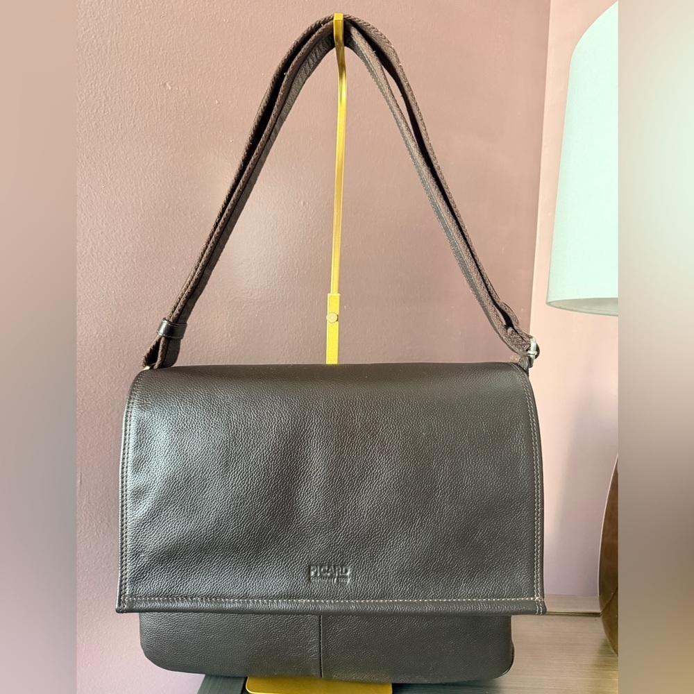 PICARD Men’s Milano Business Bag Café NWOT - Picture 15 of 16
